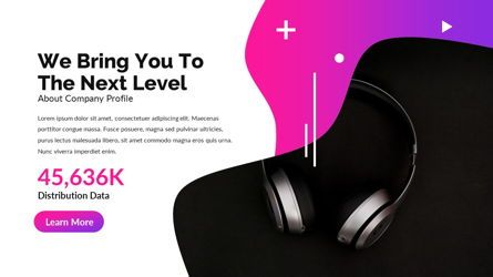 Gresdie - Gradient Abstract Powerpoint Template, Folie 9, 06293, Business Modelle — PoweredTemplate.com