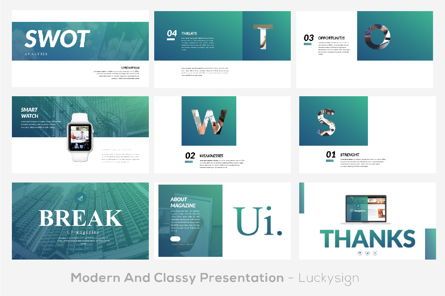 UI Magazine Business Powerpoint, Slide 4, 06320, Presentation Templates — PoweredTemplate.com