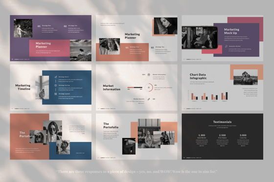 Junkie Creative Powerpoint, Diapositiva 6, 06325, Plantillas de presentación — PoweredTemplate.com