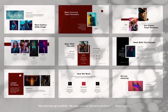 Heartache Creative Google Slide, Slide 3, 06332, Presentation Templates — PoweredTemplate.com