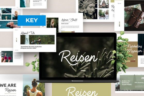 Reisen Creative Keynote, 苹果主题演讲模板, 06334, 演示模板 — PoweredTemplate.com