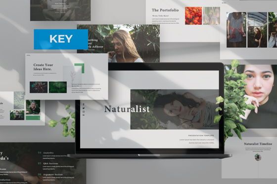 Naturalist Creative Keynote, 苹果主题演讲模板, 06337, 演示模板 — PoweredTemplate.com