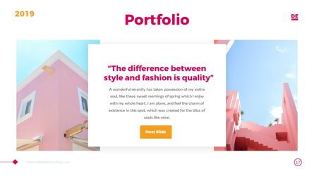 Derulo - Fashion Powerpoint Template, Slide 18, 06371, Diagrammi e Grafici con Dati — PoweredTemplate.com