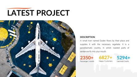 Airwaves - Airlines Powerpoint Template, Slide 15, 06372, Modelli di lavoro — PoweredTemplate.com