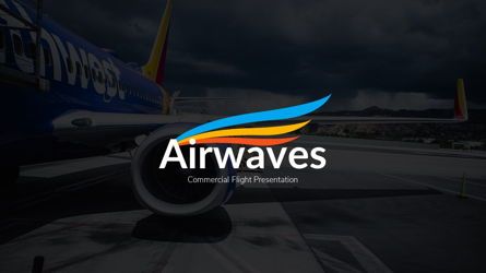 Airwaves - Airlines Powerpoint Template, Slide 2, 06372, Modelli di lavoro — PoweredTemplate.com