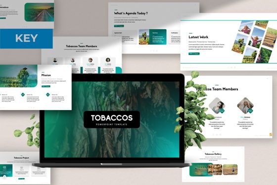 Tobaccos Creative Keynote, 苹果主题演讲模板, 06381, 演示模板 — PoweredTemplate.com