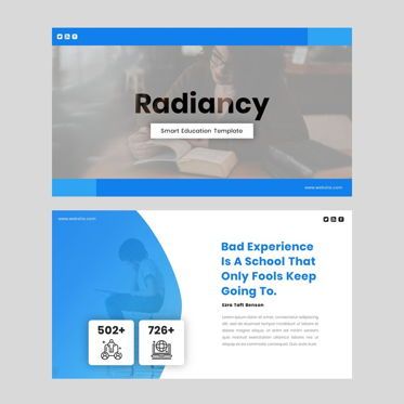Radiancy - Google Slide Presentation Template, Slide 2, 06393, Presentation Templates — PoweredTemplate.com