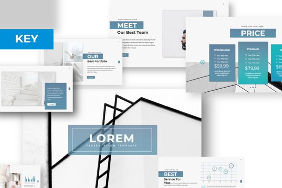 Lorem Ipsum Business Keynote, 苹果主题演讲模板, 06395, 演示模板 — PoweredTemplate.com