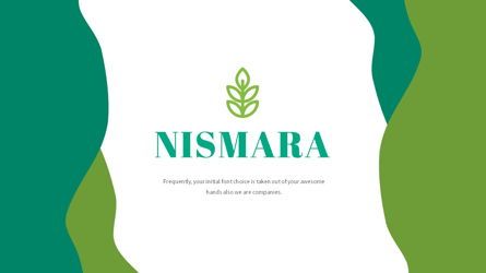 Nismara - Natural Powerpoint Template, 幻灯片 2, 06398, 数据驱动图和图表 — PoweredTemplate.com