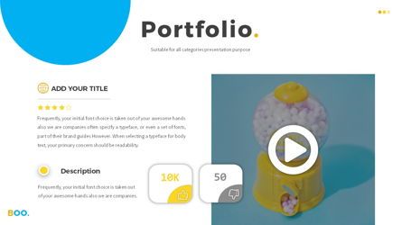 Boo - Multipurpose Creative Powerpoint Template, Slide 16, 06403, Data Driven Diagrams and Charts — PoweredTemplate.com