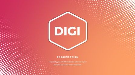 Digi - Digital Powerpoint Template, スライド 2, 06419, ビジネスモデル — PoweredTemplate.com