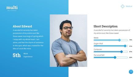 MultiMedical - Powerpoint Presentation Template, Slide 13, 06426, Data Driven Diagrams and Charts — PoweredTemplate.com