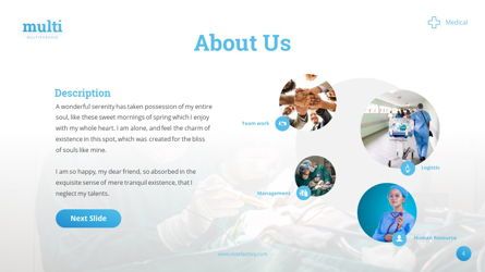MultiMedical - Powerpoint Presentation Template, Slide 5, 06426, Data Driven Diagrams and Charts — PoweredTemplate.com