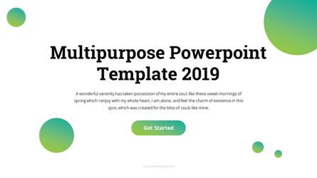 Multi - Multipurpose Powerpoint Template, スライド 3, 06427, ビジネスモデル — PoweredTemplate.com
