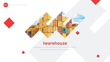 iWarehouse - Logistics Powerpoint Template, スライド 2, 06428, データベースの図＆グラフ — PoweredTemplate.com