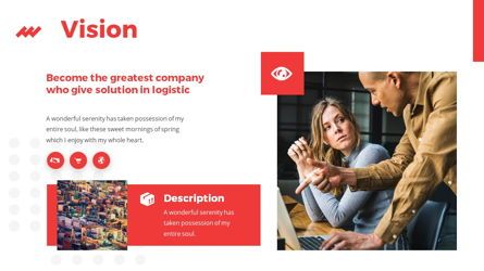 iWarehouse - Logistics Powerpoint Template, Slide 6, 06428, Data Driven Diagrams and Charts — PoweredTemplate.com