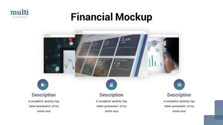 MultiFinance - Financial Powerpoint Template, Diapositive 19, 06429, Schémas, graphiques de données — PoweredTemplate.com