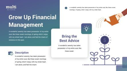 MultiFinance - Financial Powerpoint Template, Slide 25, 06429, Diagrammi e Grafici con Dati — PoweredTemplate.com