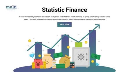 MultiFinance - Financial Powerpoint Template, Deslizar 26, 06429, Diagramas e Gráficos para Dados — PoweredTemplate.com