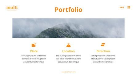 MultiAdventure - Powerpoint Template, Diapositive 18, 06430, Schémas, graphiques de données — PoweredTemplate.com