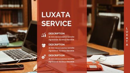 Luxata - Biz Powerpoint Presentation Template, Dia 12, 06432, Businessmodellen — PoweredTemplate.com