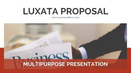 Luxata - Biz Powerpoint Presentation Template, スライド 2, 06432, ビジネスモデル — PoweredTemplate.com