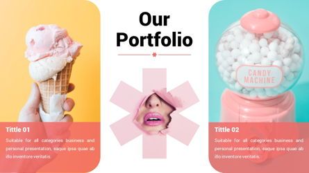 Popsicle - Colorful Powerpoint Template, スライド 12, 06433, データベースの図＆グラフ — PoweredTemplate.com