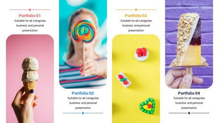 Popsicle - Colorful Powerpoint Template, スライド 13, 06433, データベースの図＆グラフ — PoweredTemplate.com
