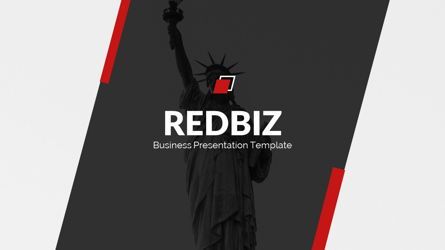 Redbiz - Biz Powerpoint Presentation Template, 슬라이드 2, 06435, 데이터 주도형 도표 및 차트 — PoweredTemplate.com