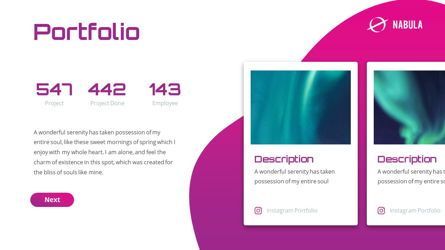 Nabula - Scientific Powerpoint Template, Slide 16, 06438, Data Driven Diagrams and Charts — PoweredTemplate.com