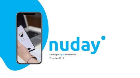 Nuday - Developer Powerpoint Template, 幻灯片 2, 06439, 数据驱动图和图表 — PoweredTemplate.com