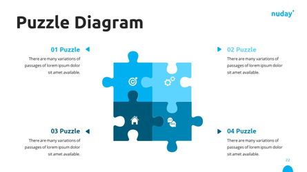 Nuday - Developer Powerpoint Template, Slide 23, 06439, Data Driven Diagrams and Charts — PoweredTemplate.com