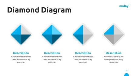 Nuday - Developer Powerpoint Template, Slide 26, 06439, Diagrammi e Grafici con Dati — PoweredTemplate.com
