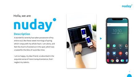 Nuday - Developer Powerpoint Template, Slide 5, 06439, Data Driven Diagrams and Charts — PoweredTemplate.com