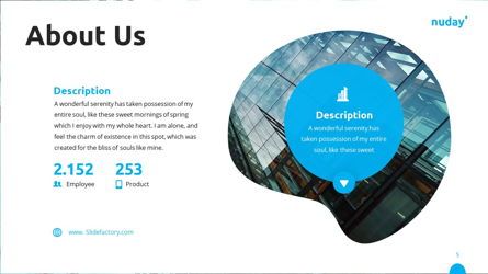 Nuday - Developer Powerpoint Template, Slide 6, 06439, Data Driven Diagrams and Charts — PoweredTemplate.com