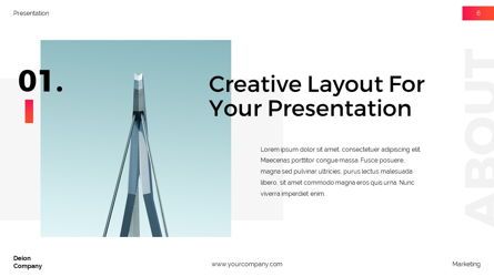 Deion - Simplicity Powerpoint Template, Diapositiva 7, 06440, Modelos de negocios — PoweredTemplate.com