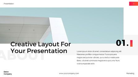 Deion - Simplicity Powerpoint Template, Folie 8, 06440, Business Modelle — PoweredTemplate.com