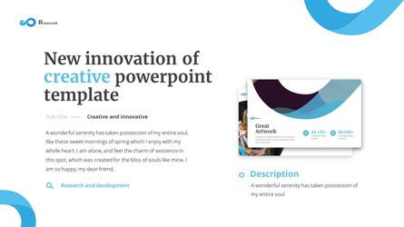 Resonant - Abstract Powerpoint Template, Slide 3, 06442, Data Driven Diagrams and Charts — PoweredTemplate.com
