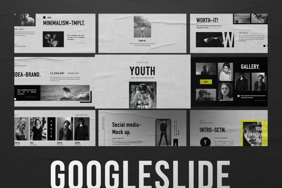 Youth Creative Google Slide, Theme Google Slides, 06449, Modèles de présentations — PoweredTemplate.com