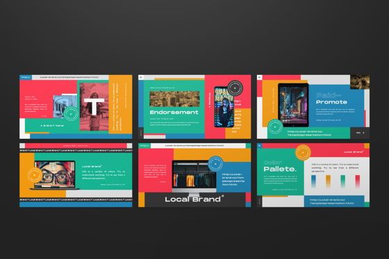 Local Creative Brand Powerpoint, Slide 6, 06477, Presentation Templates — PoweredTemplate.com