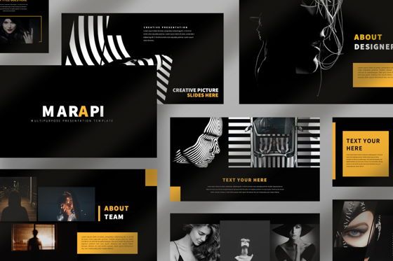 Marapi Creative Powerpoint, Diapositiva 10, 06501, Plantillas de presentación — PoweredTemplate.com