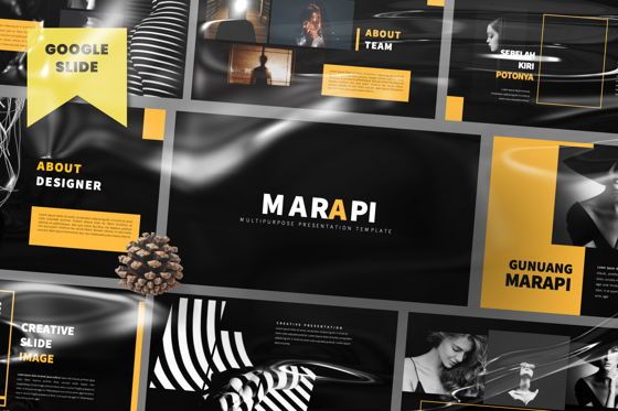 Marapi Creative Google Slide, Google Slides Theme, 06503, Presentation Templates — PoweredTemplate.com