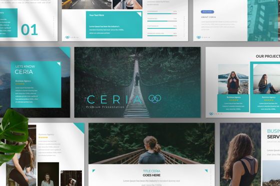 Ceria Creative Keynote, Slide 7, 06505, Presentation Templates — PoweredTemplate.com