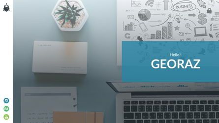 Georaz - Multipurpose Powerpoint Template, Deslizar 2, 06511, Diagramas e Gráficos para Dados — PoweredTemplate.com