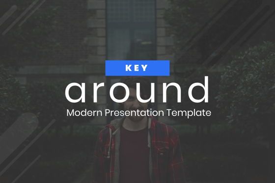 Around Business Keynote, Modele Keynote, 06528, Modèles de présentations — PoweredTemplate.com