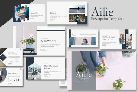 Ailie Creative Powerpoint, 파워 포인트 템플릿, 06542, 프레젠테이션 템플릿 — PoweredTemplate.com