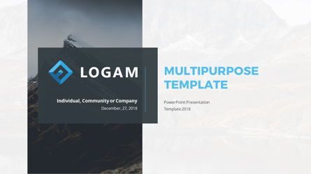 Logam - Multipurpose Powerpoint Template, Slide 2, 06543, Data Driven Diagrams and Charts — PoweredTemplate.com