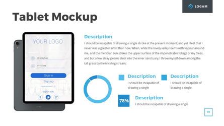 Logam - Multipurpose Powerpoint Template, Slide 20, 06543, Data Driven Diagrams and Charts — PoweredTemplate.com