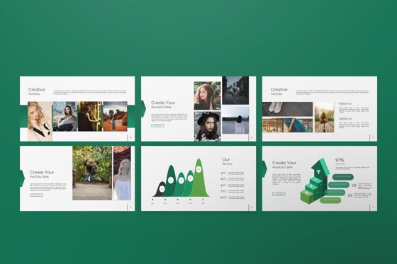 Wild Creative Google Slide, Slide 6, 06550, Presentation Templates — PoweredTemplate.com
