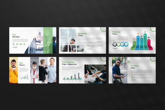 Multipurpose Business Powerpoint, Slide 4, 06580, Presentation Templates — PoweredTemplate.com